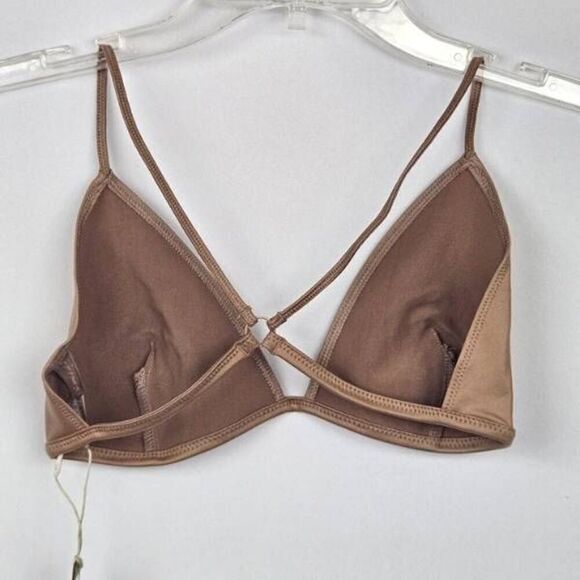 SKIMS WET JERSEY TRIANGLE BRALETTE NWT - Picture 4 of 9